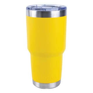 Foto 1 | Foto 1 | Vaso de Acero Inoxidable NORDAY 30TBLACK color Amarillo Termo Tumbler 30 OZ Mantiene Temp 8 a 24 HRS Super Resistente