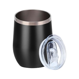 Foto 1 | Foto 1 | Termo Origami Home Copa De Vino Negro 355 Ml Doble Capa