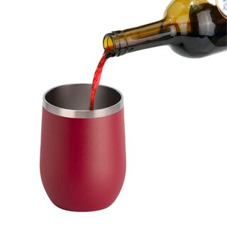 Foto 3 | Foto 3 | Termo Origami Home Copa De Vino 2 En 1 Rojo 355 Ml Doble Capa