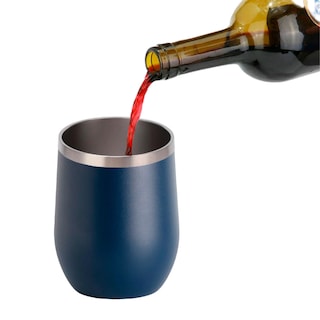 Foto 3 | Foto 3 | Termo Origami Home Copa De Vino Azul Marino 355 Ml Doble Capa