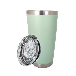 Foto 1 | Foto 1 | Termo Origami Home Vaso Térmico color Verde Menta 20 OZ Doble Capa Acero Inoxidable