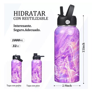 Foto 3 | Foto 3 | Termo Acero Inoxidable 32 oz Eo Safe Imports Esi-10458 Multicolor