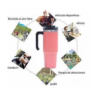 Foto 4 | Foto 4 | Vaso Térmico de Acero Inoxidable 30 Oz Eo Safe Imports Rosa