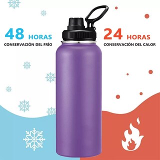 Foto 2 | Foto 2 | Termo de Acero Inoxidable 1200 ml Eo Safe Imports Esi-11373 Púrpura
