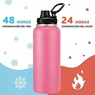 Foto 2 | Foto 2 | Termo de Acero Inoxidable 1200 ml Eo Safe Imports Esi-11369 Rosa
