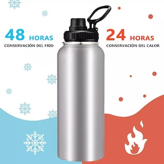 Foto 2 | Foto 2 | Termo de Acero Inoxidable 1200 ml Eo Safe Imports Esi-11370 Plateado