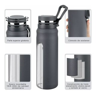Foto 3 | Foto 3 | Termo Acero Inoxidable Con Infusor De Té,taza Térmica 1000ml Eo Safe Imports  Esi-11855 Gris