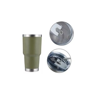 Foto 2 | Foto 2 | Vaso Térmico Portátil De Acero Inoxidable 30oz Con Calor/frío  Eo Safe Imports Esi-11860 Verde