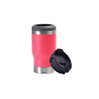 Foto 1 | Foto 1 | Portalatas De Cerveza De Acero Inoxidable Vaso Térmico 14oz Rosa Oscuro