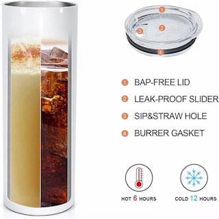 Foto 3 | Foto 3 | Vaso Térmico 20oz De Acero Inoxidable Con Calor/frío Eo Safe Imports Esi-13245 Rojo