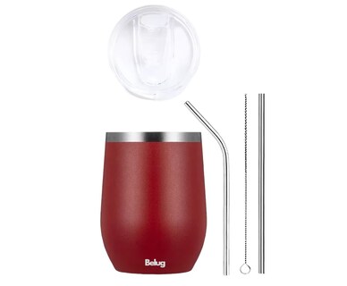 Foto 1 | Foto 1 | Vaso Térmico Belug Rojo 12 Oz Acero Inoxidable