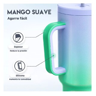 Foto 2 | Foto 2 | Taza De Viaje De Acero Inoxidable 40oz Verde Morado
