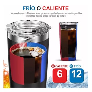 Foto 3 | Foto 3 | Vaso Térmico de Acero Inoxidable Popote y Cepillo Lab.G 3 pack Negros