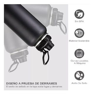 Foto 3 | Foto 3 | Termo de Acero Inoxidable Belug 32 Oz Negro