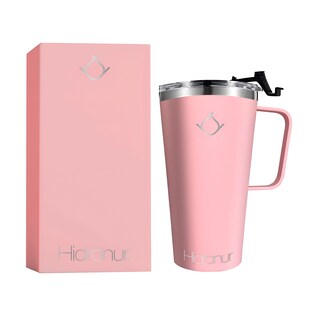 Foto 1 | Foto 1 | Termo De Acero Inoxidable Con Doble Aislamiento Térmico Rosa 16 Oz (473.176 Ml) Hidranur