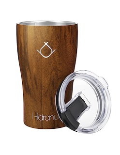 Foto 2 | Foto 2 | Termo De Acero Inoxidable Doble Aislamiento Térmico Madera 12 Oz (354.882 Ml) Hidranur