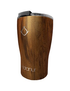 Foto 3 | Foto 3 | Termo De Acero Inoxidable Doble Aislamiento Térmico Madera 12 Oz (354.882 Ml) Hidranur
