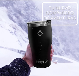 Foto 3 | Foto 3 | Termo De Acero Inoxidable Doble Aislamiento Térmico Negro 12 Oz (354.882 Ml) Hidranur