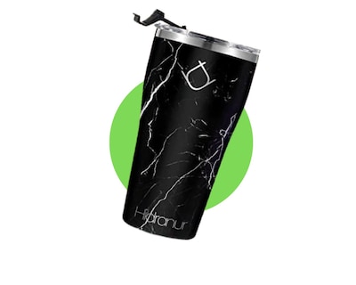 Foto 2 | Foto 2 | Termo Hidranur de Acero Inoxidable Doble Aislamiento Térmico 12 Oz Negro Mármol