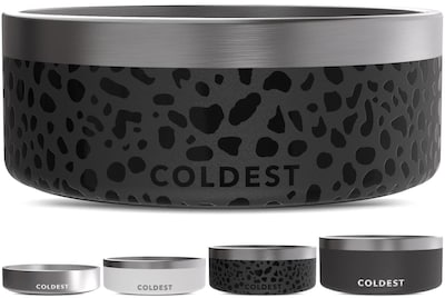 Foto 1 | Foto 1 | Cuenco Para Perros The Coldest Water, Acero Inoxidable, Antideslizante, 3,5 L - Venta Internacional.