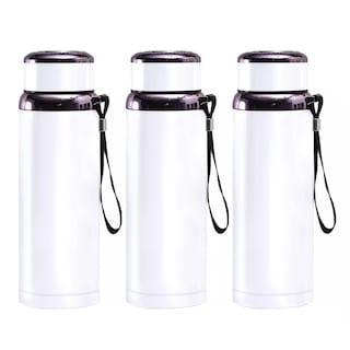 Foto 1 | Foto 1 | Termo De Acero Inoxidable 1000ml 3 Pzs Eo Safe Imports Esi-15970 Blanco