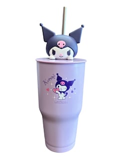 Foto 1 | Foto 1 | Termo De Acero Inoxidable Kuromi 30 Onzas Con Figura