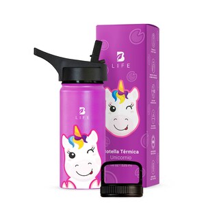 Foto 1 | Foto 1 | Termo De Unicornio De 532 Ml Para Bebidas Frías Y Calientes Más Tiempo Y Sin Fugas. Unicorn Kids Water Bottle. B Life