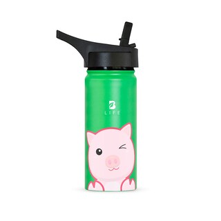 Foto 2 | Foto 2 | Termo De Cerdito De 532 Ml Para Bebidas Frías Y Calientes Más Tiempo Y Sin Fugas. Pig Kids Water Bottle. B Life