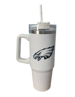 Foto 1 | Foto 1 | Termo De Acero Inoxidable Fartmex Color Blanco Nfl Philadelphia Eagles 30 Oz