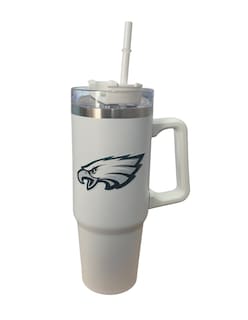 Foto 3 | Foto 3 | Termo De Acero Inoxidable Fartmex Color Blanco Nfl Philadelphia Eagles 30 Oz
