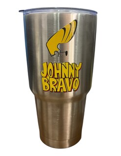 Foto 3 | Foto 3 | Termo De Acero Inoxidable Fartmex, Color Plata, Johnny Bravo 887 Mililitros