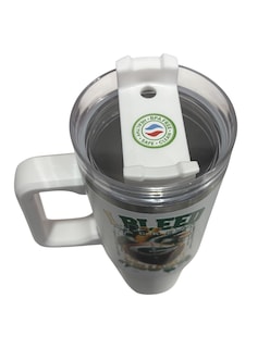 Foto 3 | Foto 3 | Termo De Acero Inoxidable Fartmex Color Blanco, Nfl Green Bay Packers De 30 Oz