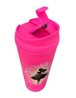 Foto 4 | Foto 4 | Termo De Plástico Color Fucsia, Princesas De Disney , Mide 23 Cm De Alto Por 10 Cm De Ancho De 710 Mililitros