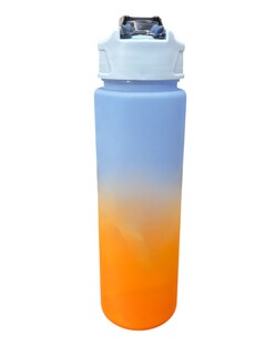 Foto 3 | Foto 3 | Termo De Plástico Stitch Morado Con Naranja De 750 Ml