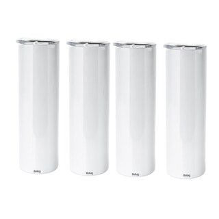 Foto 1 | Foto 1 | Vaso Termo Sublimación Sublimar Acero 20oz 4 Pzs Blanco Belug