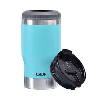 Foto 2 | Foto 2 | Vaso Térmico 14oz Portalatas De Cerveza De Acero Inoxidable Azul Claro