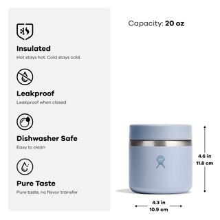Foto 2 | Foto 2 | Frasco Aislante Para Alimentos Hydro Flask, 600 Ml, Surf - Venta Internacional.