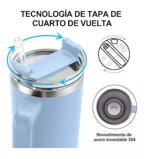 Foto 3 | Foto 3 | Vaso Térmico De 40oz Acero Inoxidable Azul
