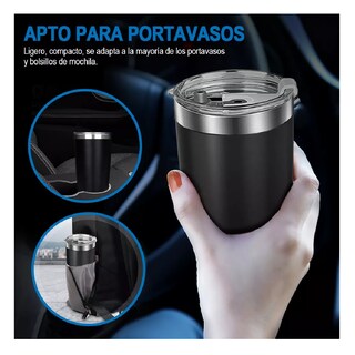 Foto 4 | Foto 4 | Vaso Térmico 20oz Lab.g Acero Inoxidable Popote Y Cepillo 3pack Negros