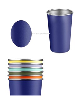 Foto 3 | Foto 3 | Vasos De Acero Inoxidable 6 Pack Multicolor + Termo Güish Gratis