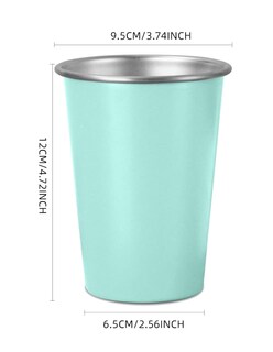 Foto 4 | Foto 4 | Vasos De Acero Inoxidable 6 Pack Multicolor + Termo Güish Gratis