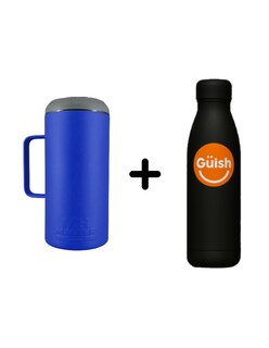 Foto 1 | Foto 1 | Porta Caguama Master Holder Portacaguamon Azúl Marino+termo De Agua De Regalo Güish