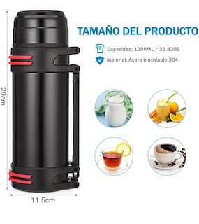Foto 2 | Foto 2 | Termo Xtellar 1200ml De Acero Inoxidable Exterior Portátil