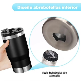 Foto 3 | Foto 3 | Vaso Xtellar Térmico De 14oz Acero Inoxidable Con Popote Y Cepillo