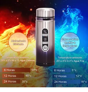 Foto 2 | Foto 2 | Termo Xtellar De Acero Inoxidable Para Café Y Té 500 Ml Color Azul Con Plata