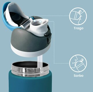Foto 4 | Foto 4 | Termo Xtellar De Acero Inoxidable Dos Maneras De Beber 1000ml