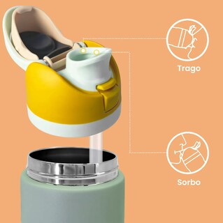 Foto 4 | Foto 4 | Termo Xtellar De Acero Inoxidable Dos Maneras De Beber 1000ml