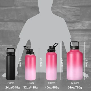 Foto 3 | Foto 3 | Termo Xtellar Vaso-botella Acero Inoxidablecon Fría/caliente 64 Oz