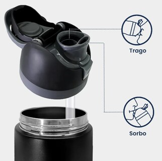 Foto 3 | Foto 3 | Termo Xtellar De Acero Inoxidable Dos Maneras De Beber 1000ml