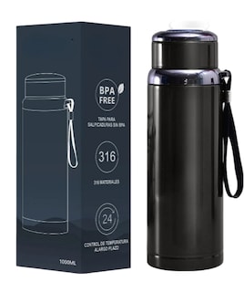 Foto 1 | Foto 1 | Termo Xtellar De Acero Inoxidable Aislado Al Vacío 1000ml